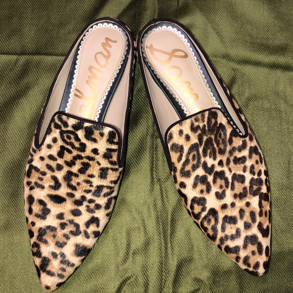 sam edelman augustine leopard mules